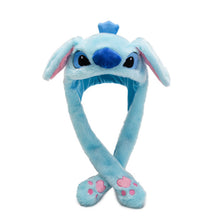 Load image into Gallery viewer, Kocozo Rabbit Hat with Moving Ears Cute Cartoon Toy Hat Airbag Kawaii Funny Toy Cap Kids Plush Toy Birthday Gift Hat for Girls