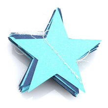 Load image into Gallery viewer, 4M Paper Star Garlands Banner Birthday String Chain Wedding Party Decoration Banner Room Home Theme Party Toys Decoration Access