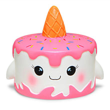 Load image into Gallery viewer, Jumbo Cute Popcorn Cake Hamburger Squishy Unicorn Milk Slow Rising Squeeze Toy Scented Stress Relief for Kid Fun Gift Toy
