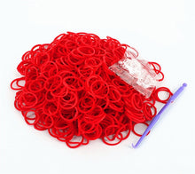 Load image into Gallery viewer, 600pcs 19 Color Loom Rubber Bands for Christmas Day Gift Refill Kit with 25pc S Clips 1 Hook for Weaving Creativity Bracelet Toy
