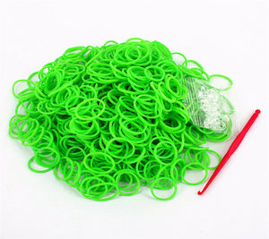 600pcs 19 Color Loom Rubber Bands for Christmas Day Gift Refill Kit with 25pc S Clips 1 Hook for Weaving Creativity Bracelet Toy