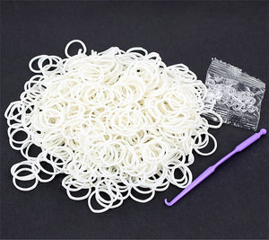 600pcs 19 Color Loom Rubber Bands for Christmas Day Gift Refill Kit with 25pc S Clips 1 Hook for Weaving Creativity Bracelet Toy