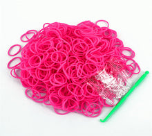 Load image into Gallery viewer, 600pcs 19 Color Loom Rubber Bands for Christmas Day Gift Refill Kit with 25pc S Clips 1 Hook for Weaving Creativity Bracelet Toy
