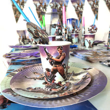 Load image into Gallery viewer, Fortnite birthday decoration supplies tableware toy ornaments set atmosphere decoration home life supplies children gifts.
