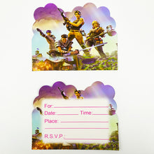 Load image into Gallery viewer, Fortnite birthday decoration supplies tableware toy ornaments set atmosphere decoration home life supplies children gifts.
