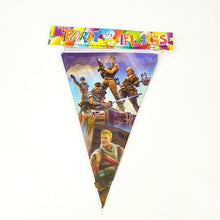 Load image into Gallery viewer, Fortnite birthday decoration supplies tableware toy ornaments set atmosphere decoration home life supplies children gifts.
