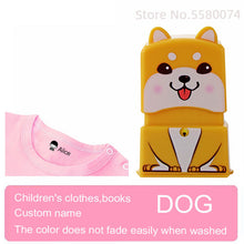 Load image into Gallery viewer, custom-made Baby Name Stamp DIY for children Name Seal student clothes chapter Not Easy To Fade Security Name Stamp Sticker
