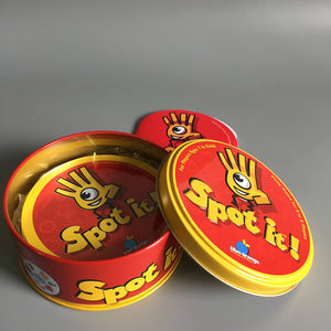 Dobble HP 16 Style Harried Spot It Card Game Toy Iron Box Potter Sport Go Camping Hip Kids Board Games Gift Animals Alphabet123